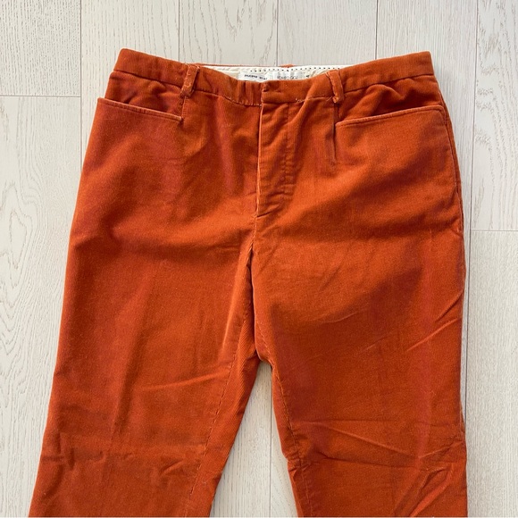 Vintage Designer Romeo Gigli Corduroy Straight Leg Button Fly Trouser Pants - Picture 3 of 15